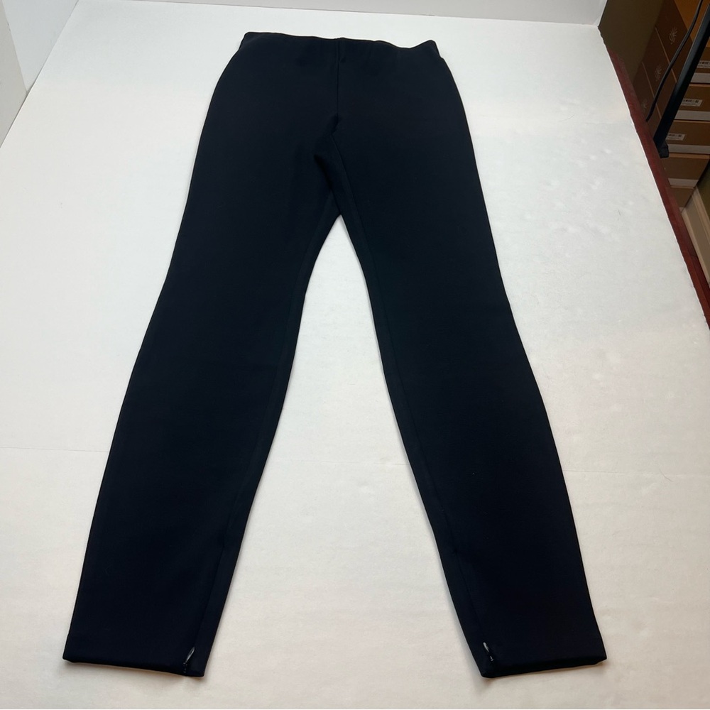 Aritzia Babaton Womens Size Small Pull On Pant Ankle Zippers Black Stretch